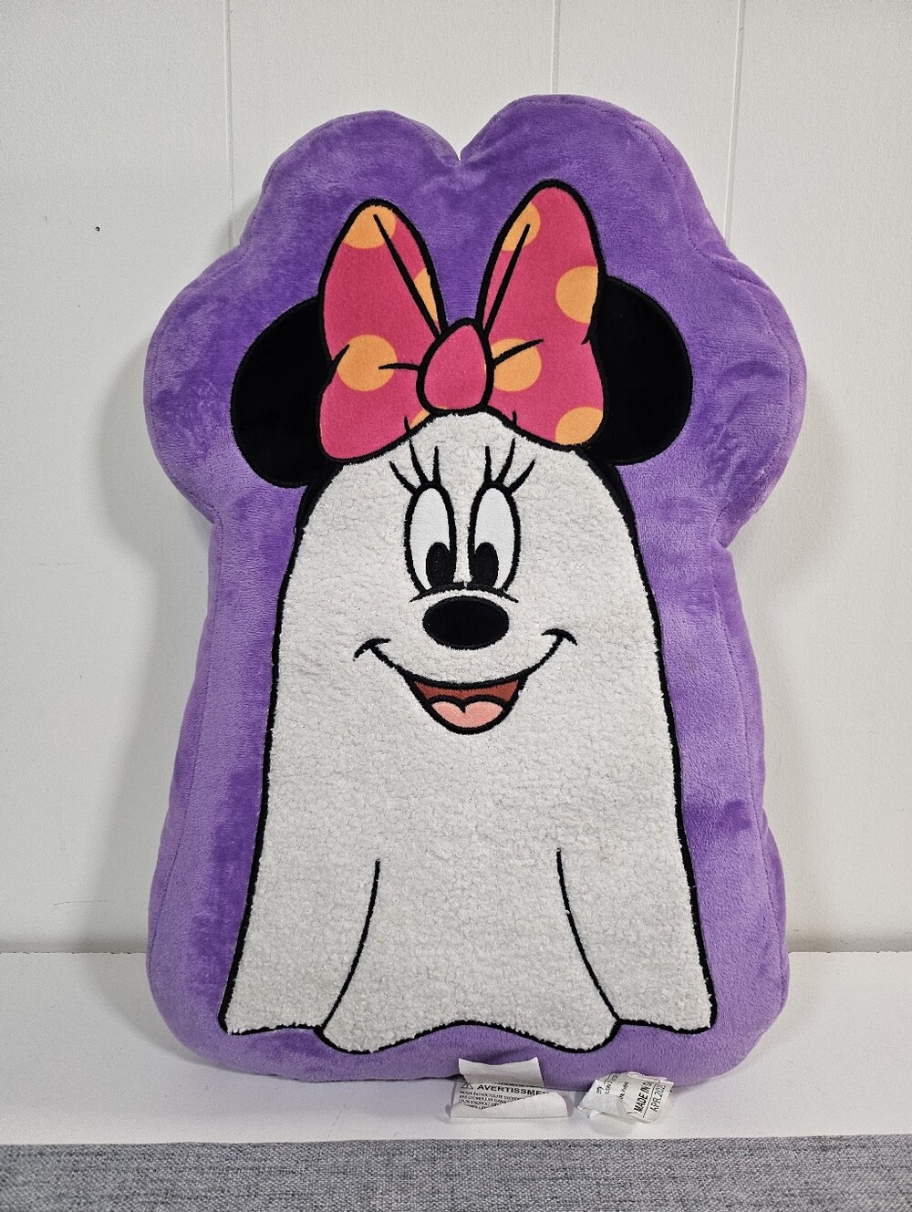 Large Minnie Mouse Disney Ghost Pillow